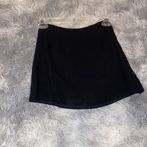 princess polly xs black mini skirt